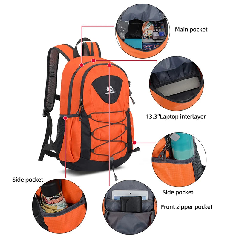 Mochila para acampar, bolsa de viaje para senderismo para...