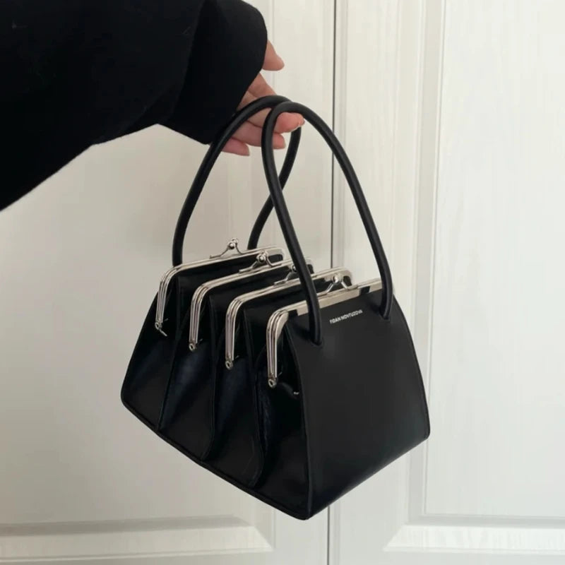 Bolsos de mano con Clips de concha multicapa para mujer, ...