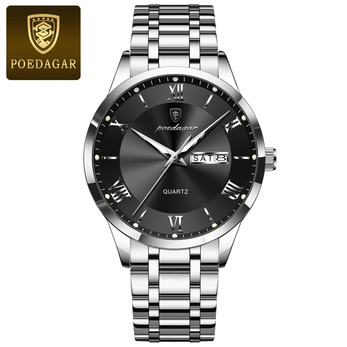 Reloj POEDAGAR de lujo a la moda para hombre, Reloj de pu...