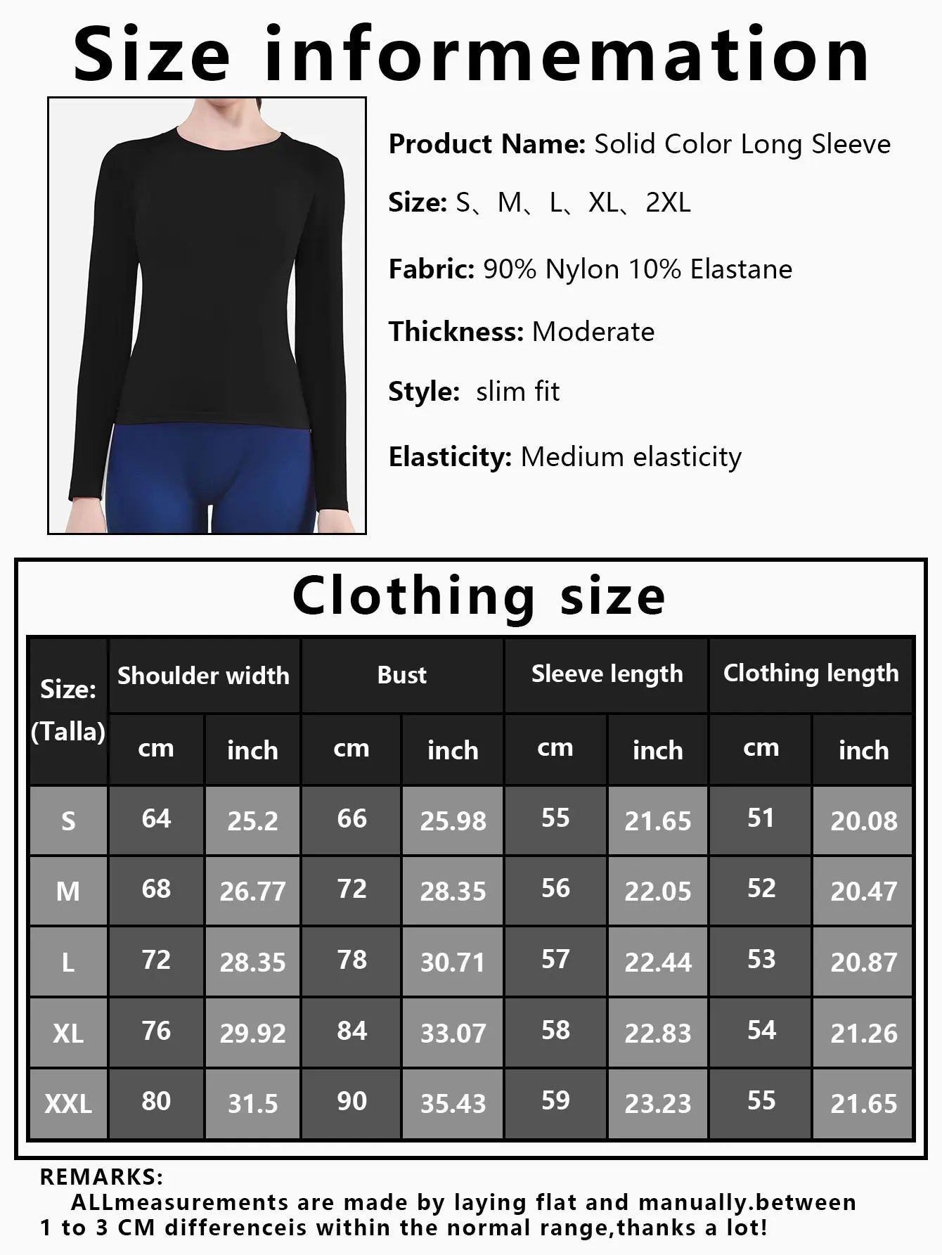 CZGUKE Camiseta Deportiva Manga Larga Mujer Transpirable Fitness