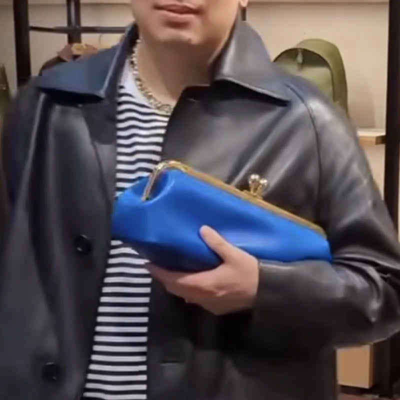Bolsos clásicos con cierre de beso de 30 cm para mujer bo...