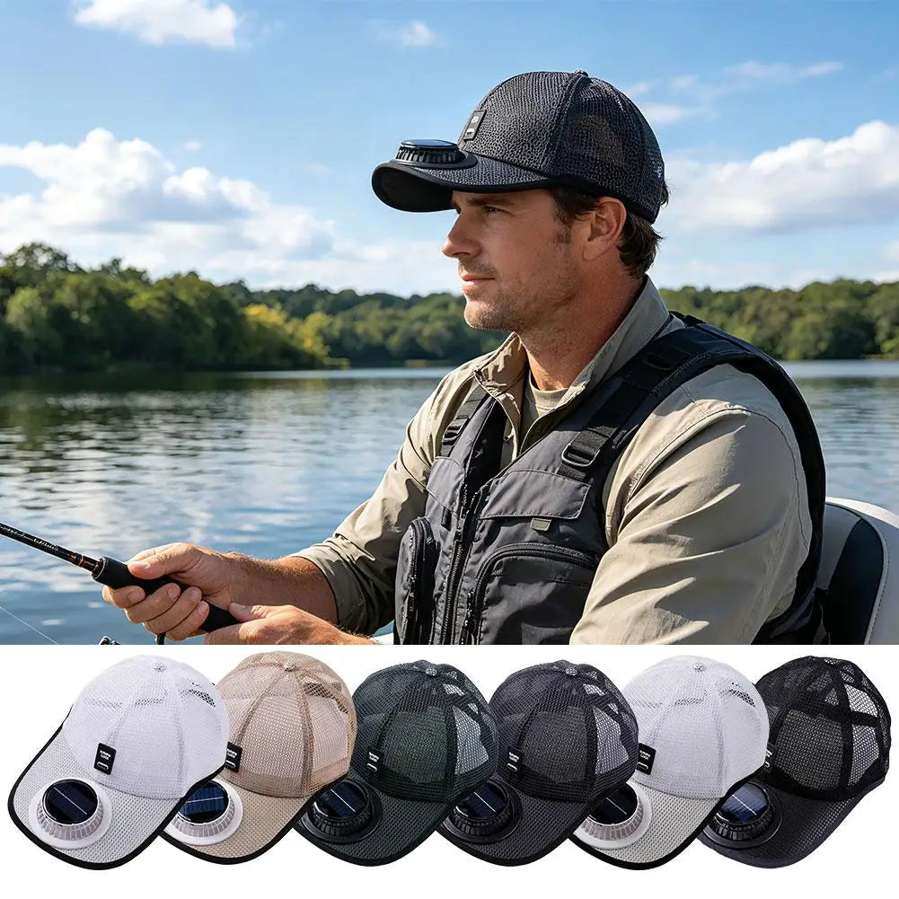 Gorra Solar USB con Ventilador - Verano Transpirable UV Unisex - Corporación Turística