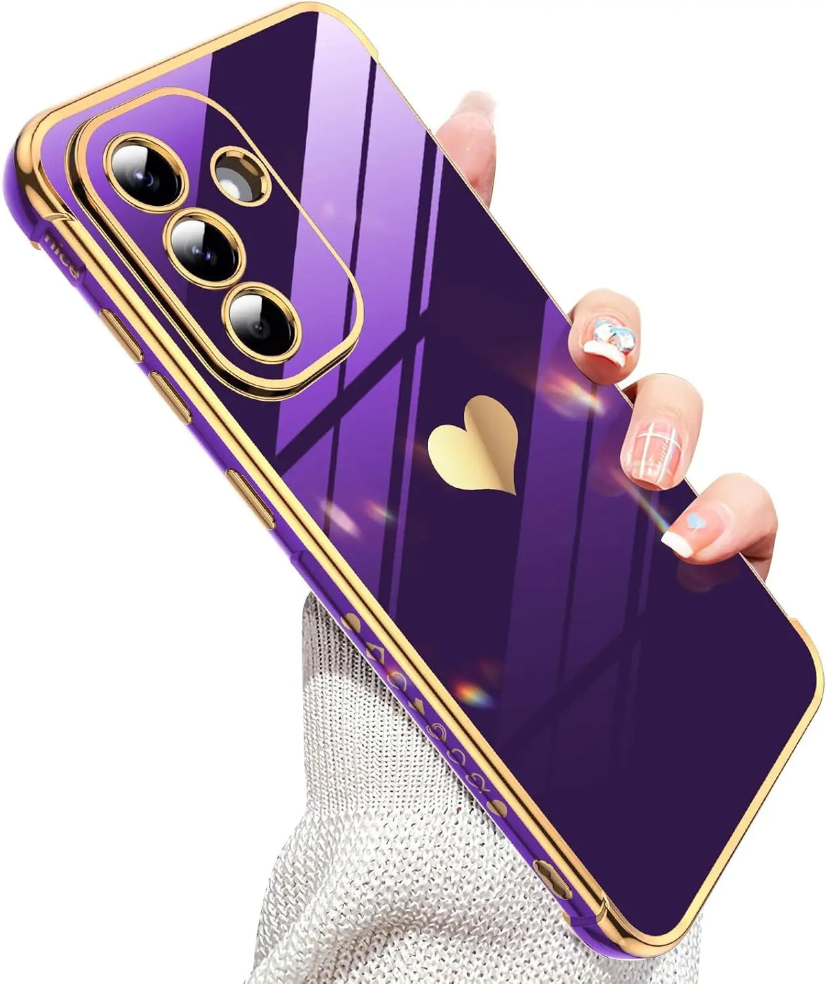 Soft silicone luxury case for Samsung Galaxy smartphone, featuring a smooth, transparent design with reinforced edges.