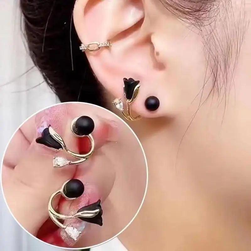 Pendientes colgantes de circonio de moda coreana para muj...
