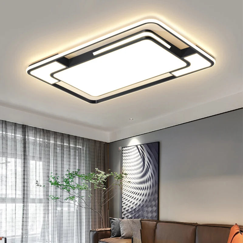 Lámpara Techo LED AuroraRealm Moderna Sala/Dormitorio - Luz Regulable