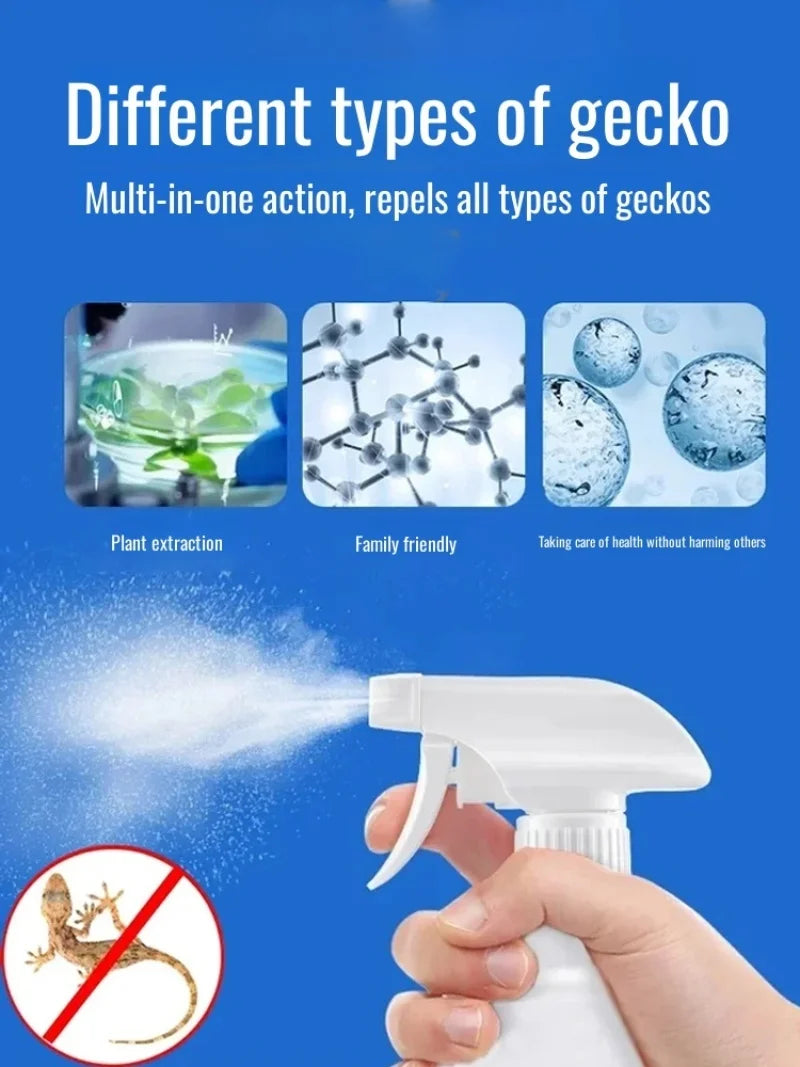 Spray Repelente de Geckos, Potente Spray Repelente para e...