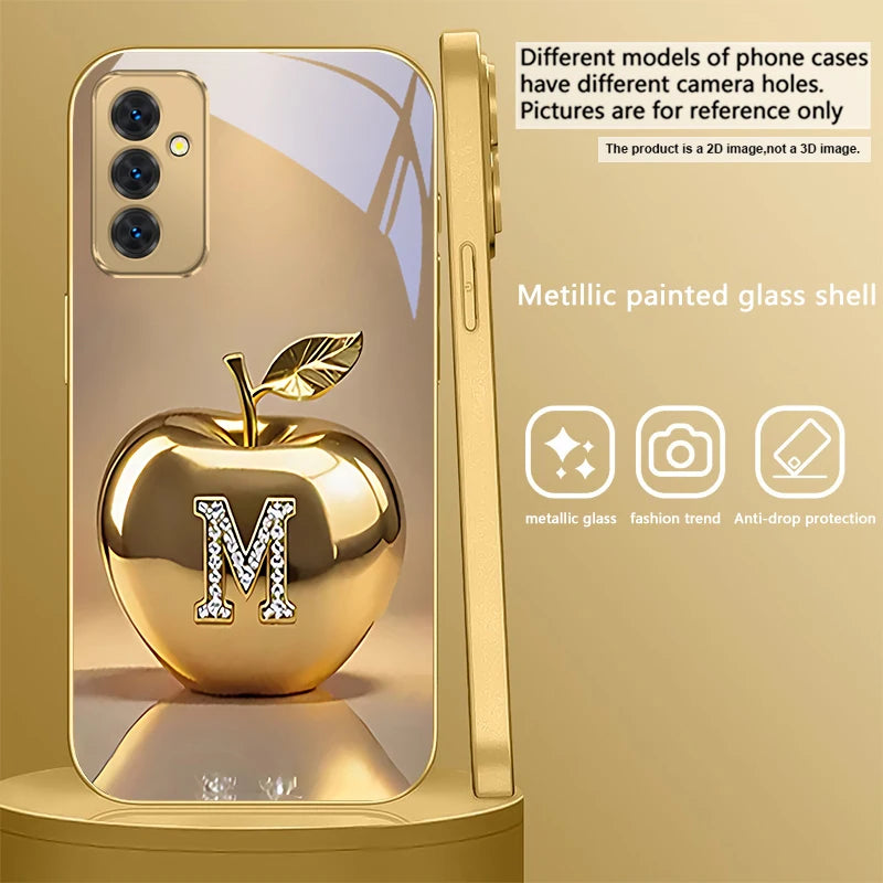 Golden dolphin phone case for Samsung Galaxy S20 FE, S21 Plus, S22, and S23 by Corporación Turística, featuring a detailed dolphin design.