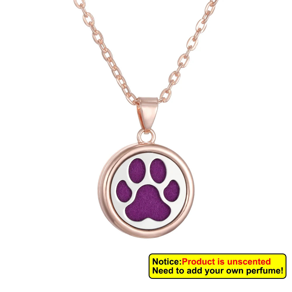 Nueva flor árbol de la vida aromaterapia difusor collar A...