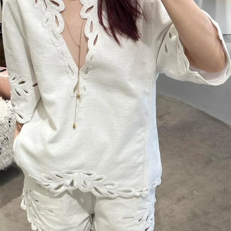 Nuevo diseño de moda, traje calado de verano para mujer, ...