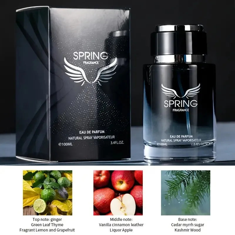 100ml SPRING Eau de Parfum para Hombre, Colonia de Larga ...