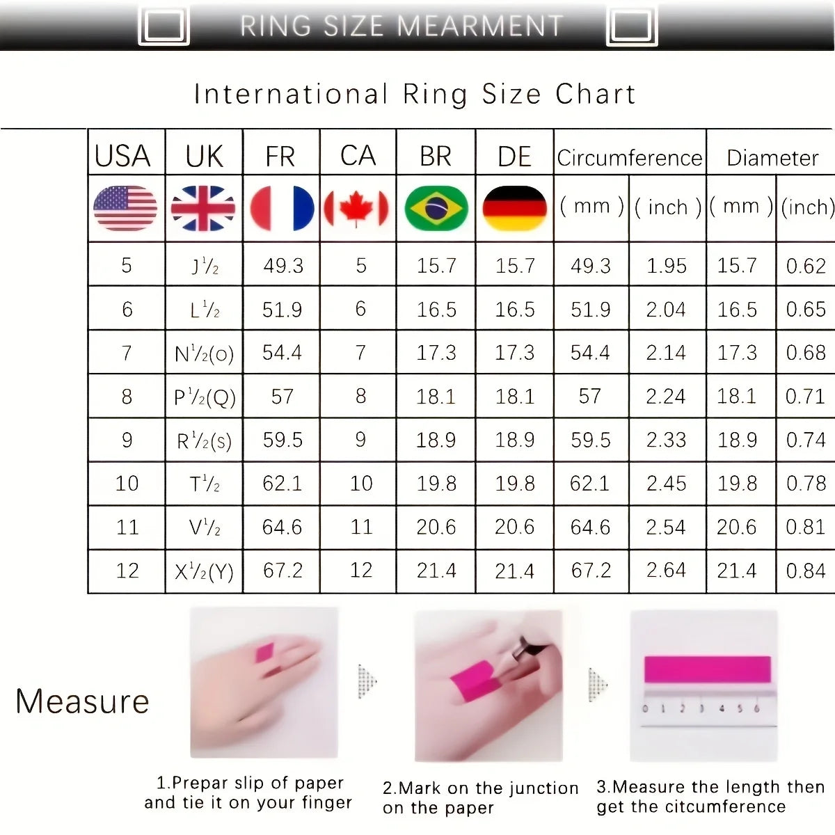 Anillo de circonita blanca para mujer, joyería de lujo co...