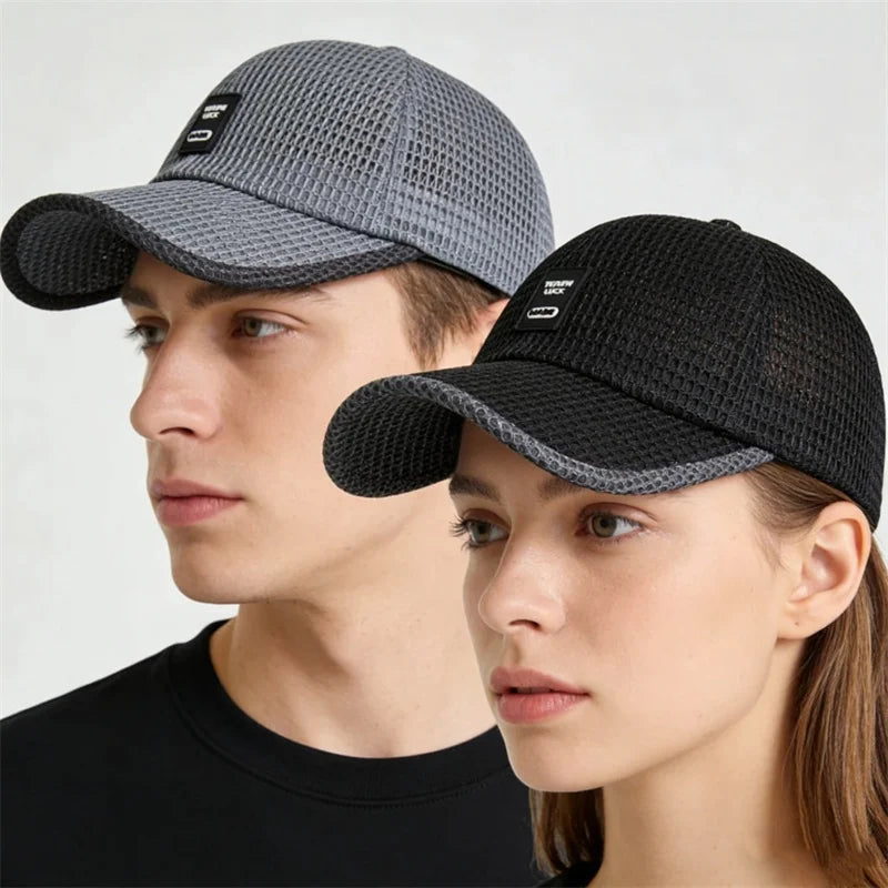 Gorra Malla Verano Secado Rápido Transpirable Anti-UV Hombre Mujer - Corporación Turística