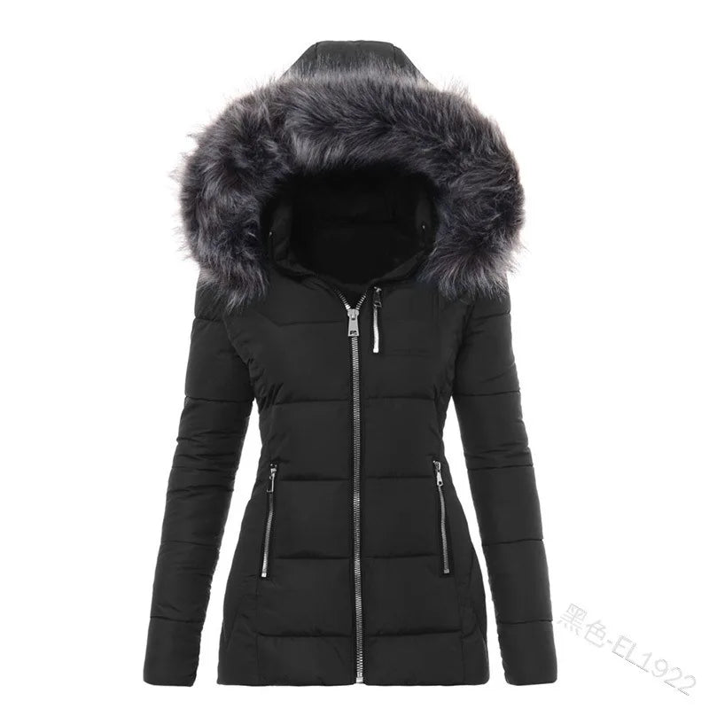 Parkas para mujer, chaqueta de algodón, abrigo de inviern...