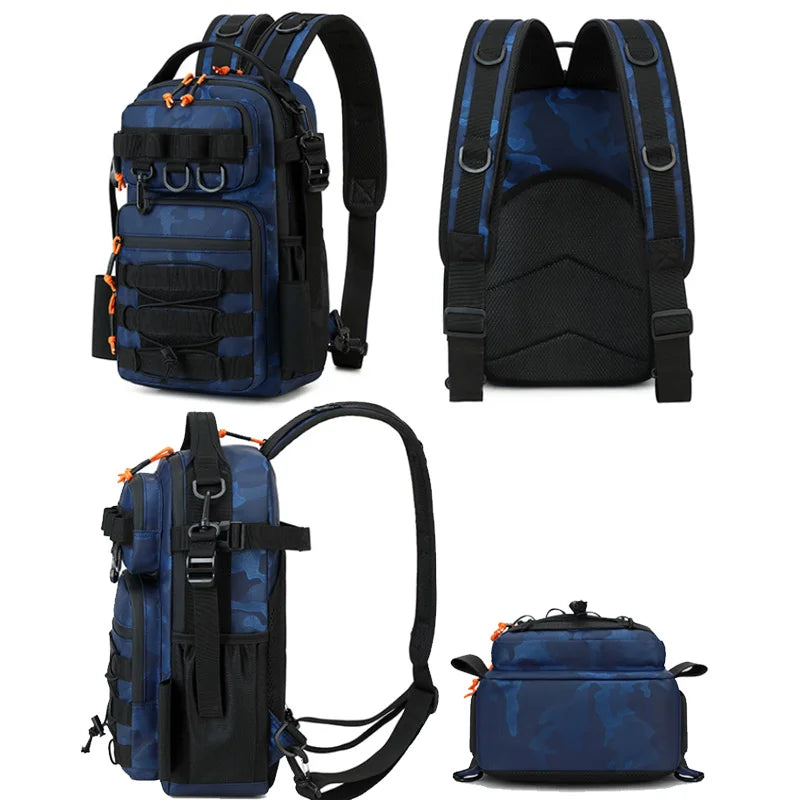 Señuelo de pesca, mochila táctica para acampar, bolsa par...