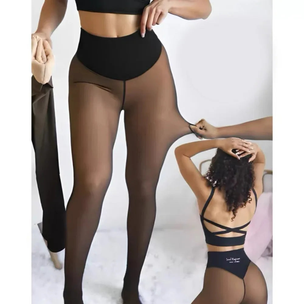 Warm tights with shaping effect for glutes from Corporación Turística, featuring a stylish mel-shaped design.