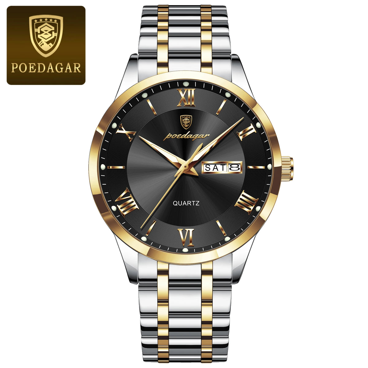 Reloj POEDAGAR de lujo a la moda para hombre, Reloj de pu...