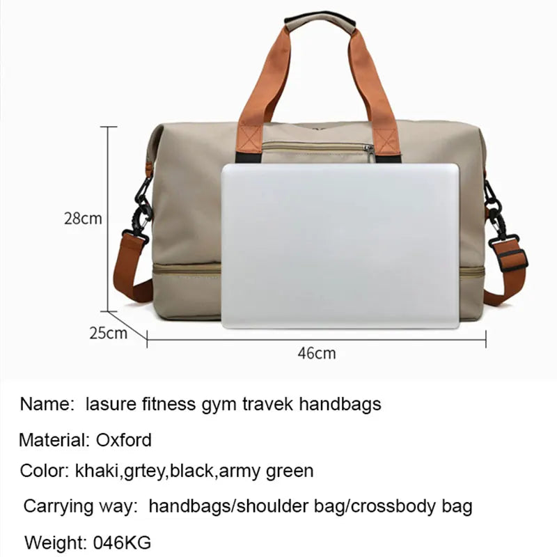 Bolsa de gimnasio de viaje, equipaje de corta distancia, ...