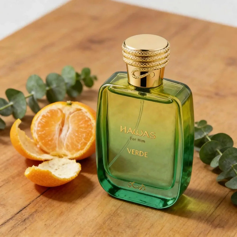 Rasasi Hawas Verde - Cítrico, Especiado Fresco, Aroma a C...