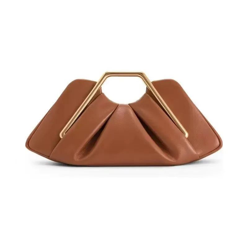 Nuevo Bolso de cuero suave para mujer, bolso nube de nich...