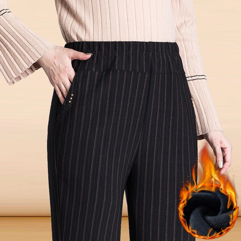 Pantalones Mujer Cintura Alta Elásticos OKXGNZ Otoño Invierno XL-9XL