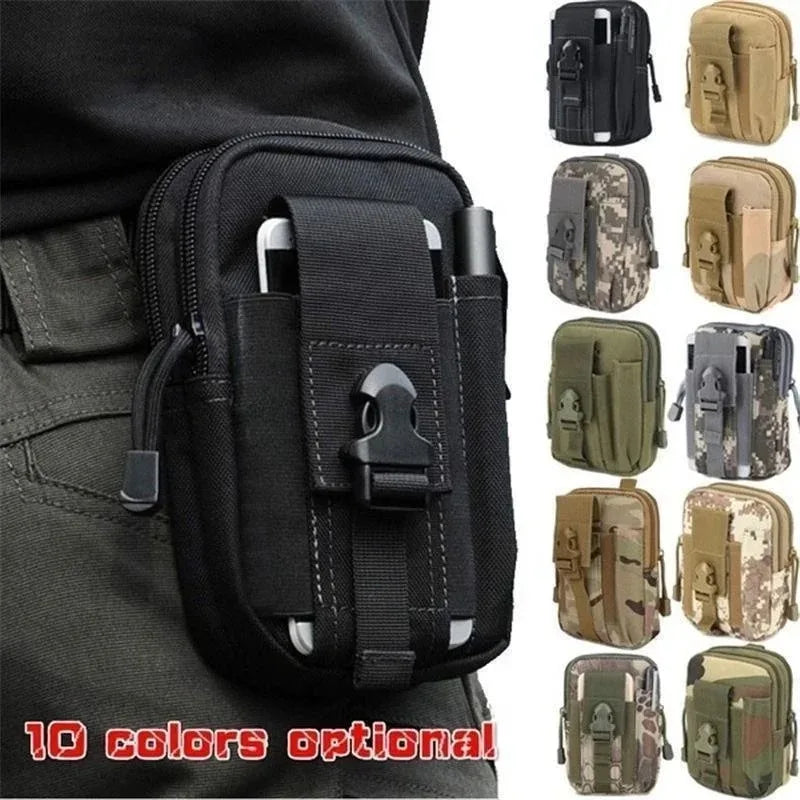 Riñonera Táctica Nylon Hombre Impermeable Multifunción ZHZH