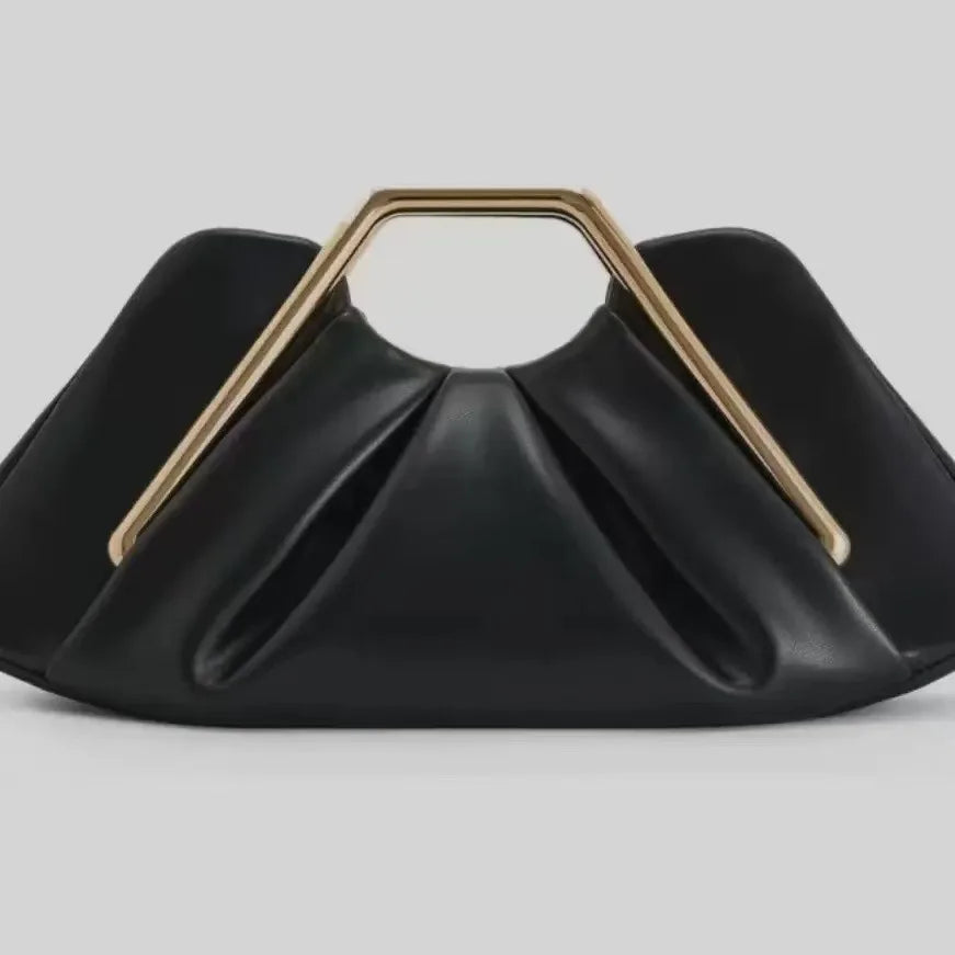 Nuevo Bolso de cuero suave para mujer, bolso nube de nich...