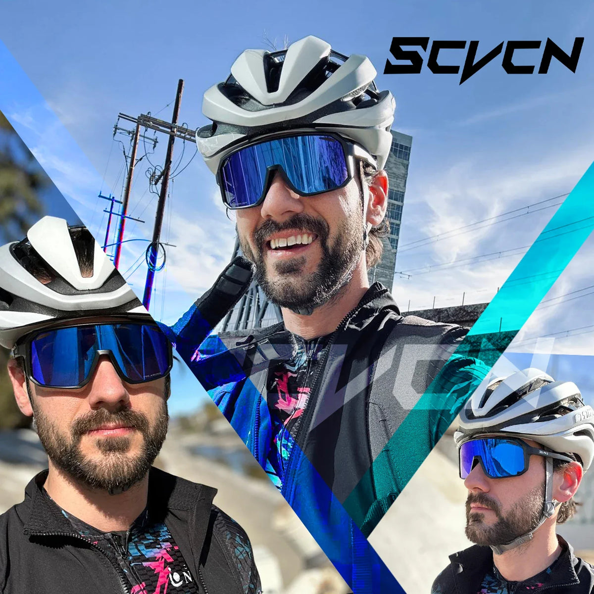 Gafas Ciclismo Fotocromáticas SCVCN UV400 Hombre Mujer Deportivas - Corporación Turística