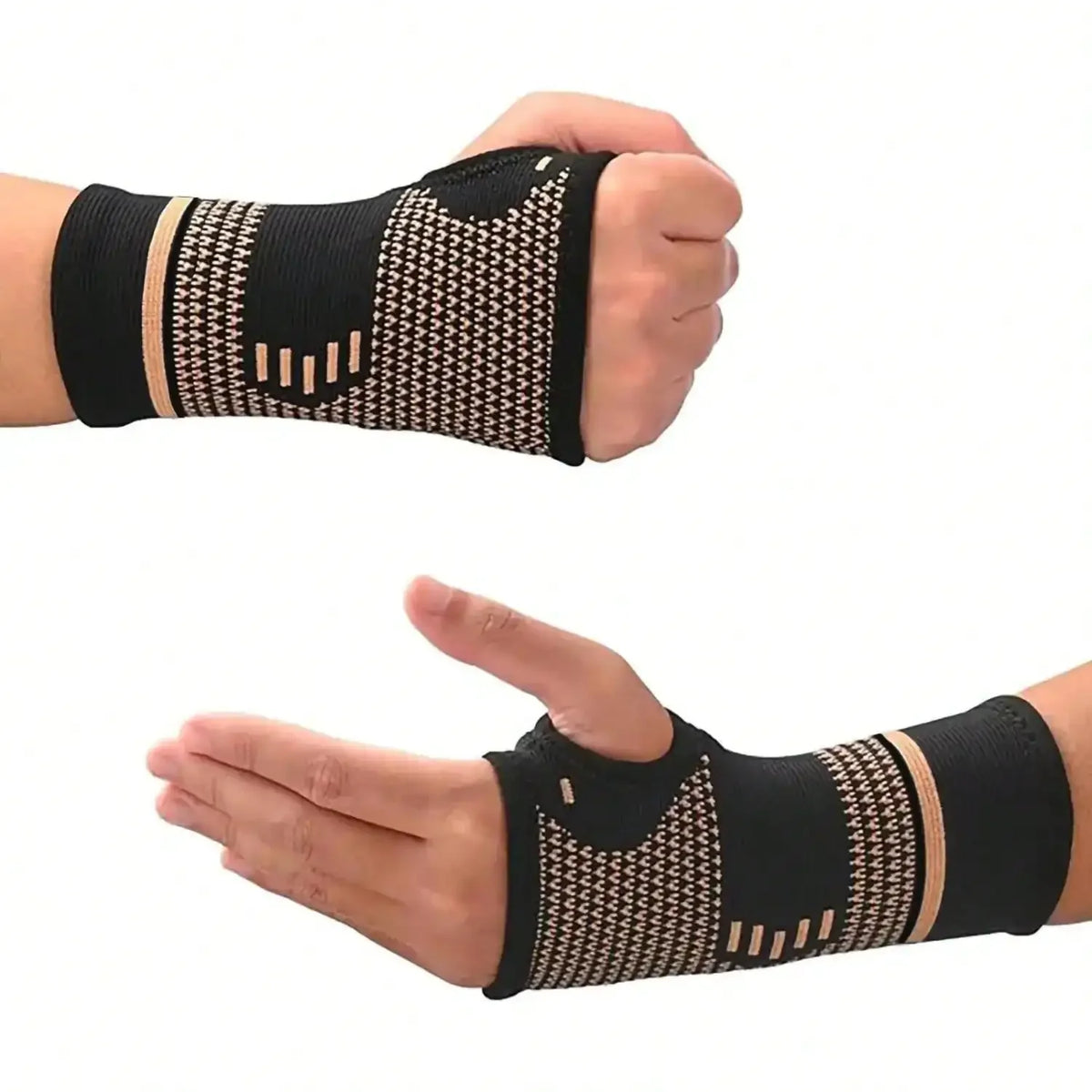 Muñequera Compresión Deportiva 2 Unidades Soporte Transpirable - Corporación Turística