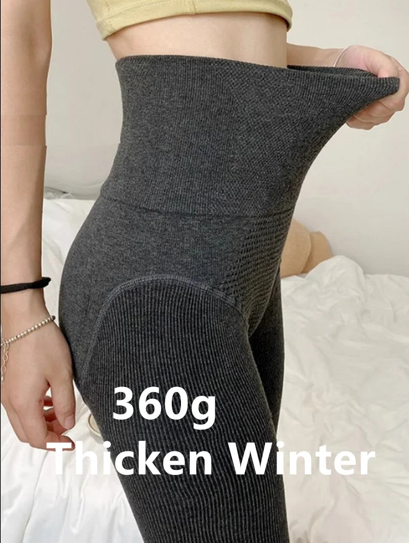 High-waisted cashmere leggings for women by Corporación Turística, soft, cozy, and stylish for comfortable everyday wear.