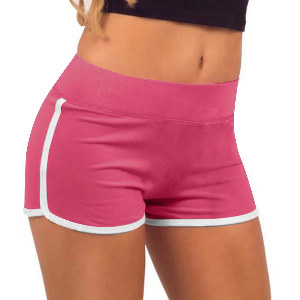 Pantalones Cortos Deportivos de Yoga para Mujer, Color Só...