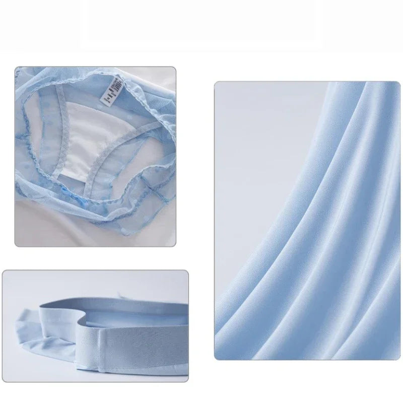 Cotton lace couples' underwear from Corporación Turística, comfortable and stylish cotton lingerie for romantic occasions.