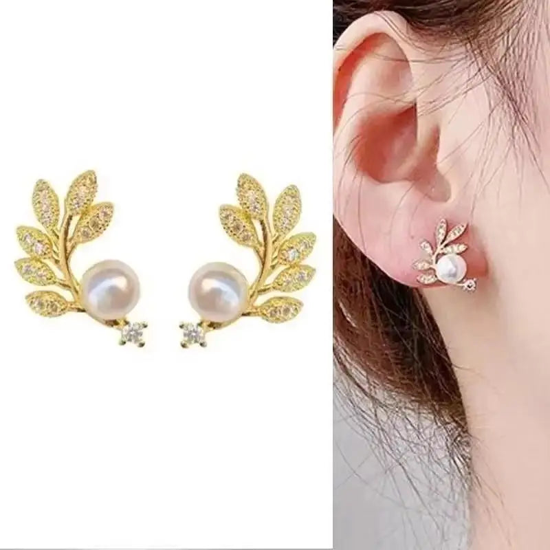 Pendientes colgantes de circonio de moda coreana para muj...