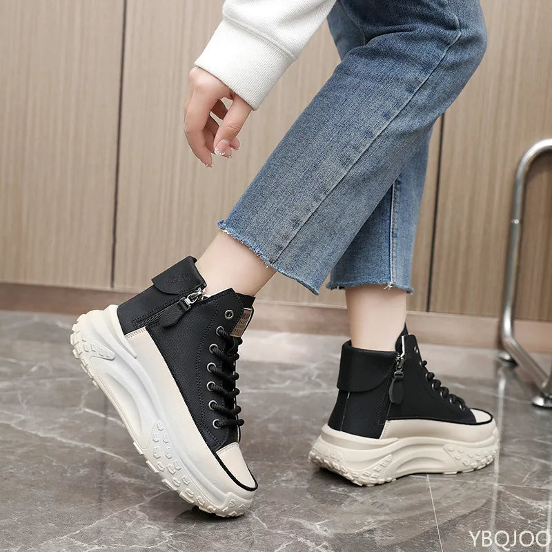 Zapatos altos versátiles a la moda, nuevos zapatos de muj...