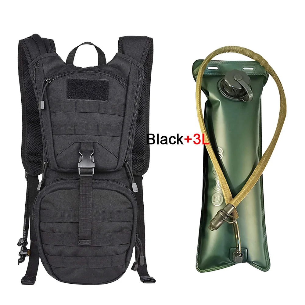Mochila de hidratación 2 en 1 con vejiga de agua de 2/3L,...