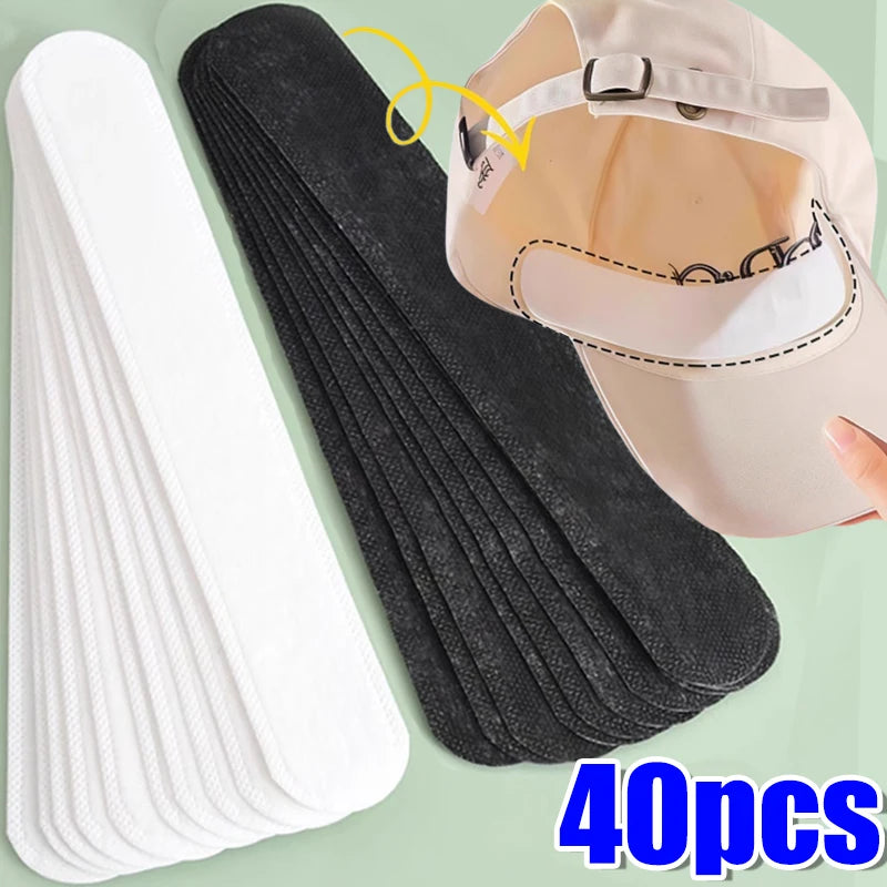 10/40 Uds. Pegatinas absorbentes de sudor para sombrero d...