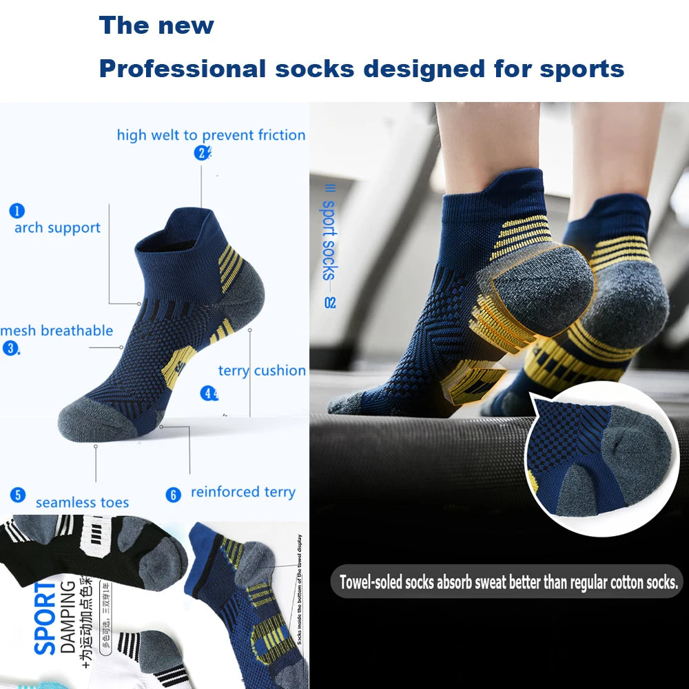 3 pares de calcetines deportivos profesionales para Fitne...