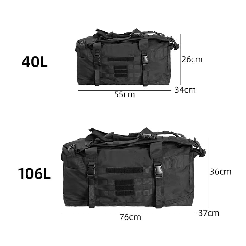 Bolsa de Viaje de 106L 40L, Mochila de Camping, Bolsa Tác...