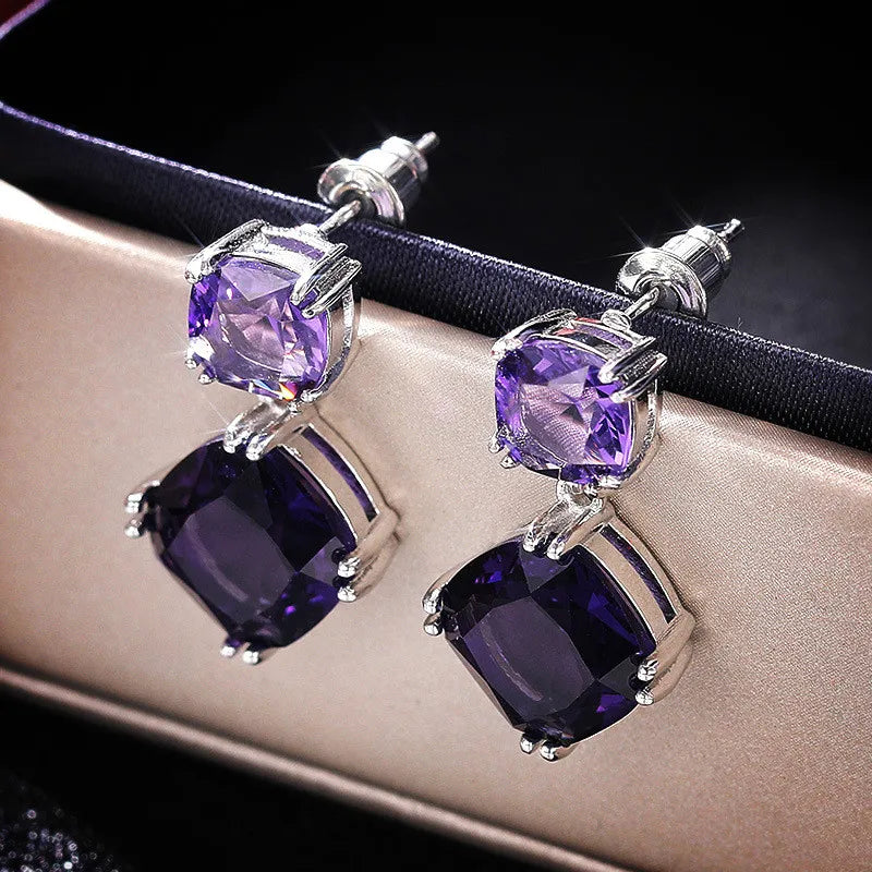 Pendientes de Plata de Ley 925 para Novia, con Circonita ...