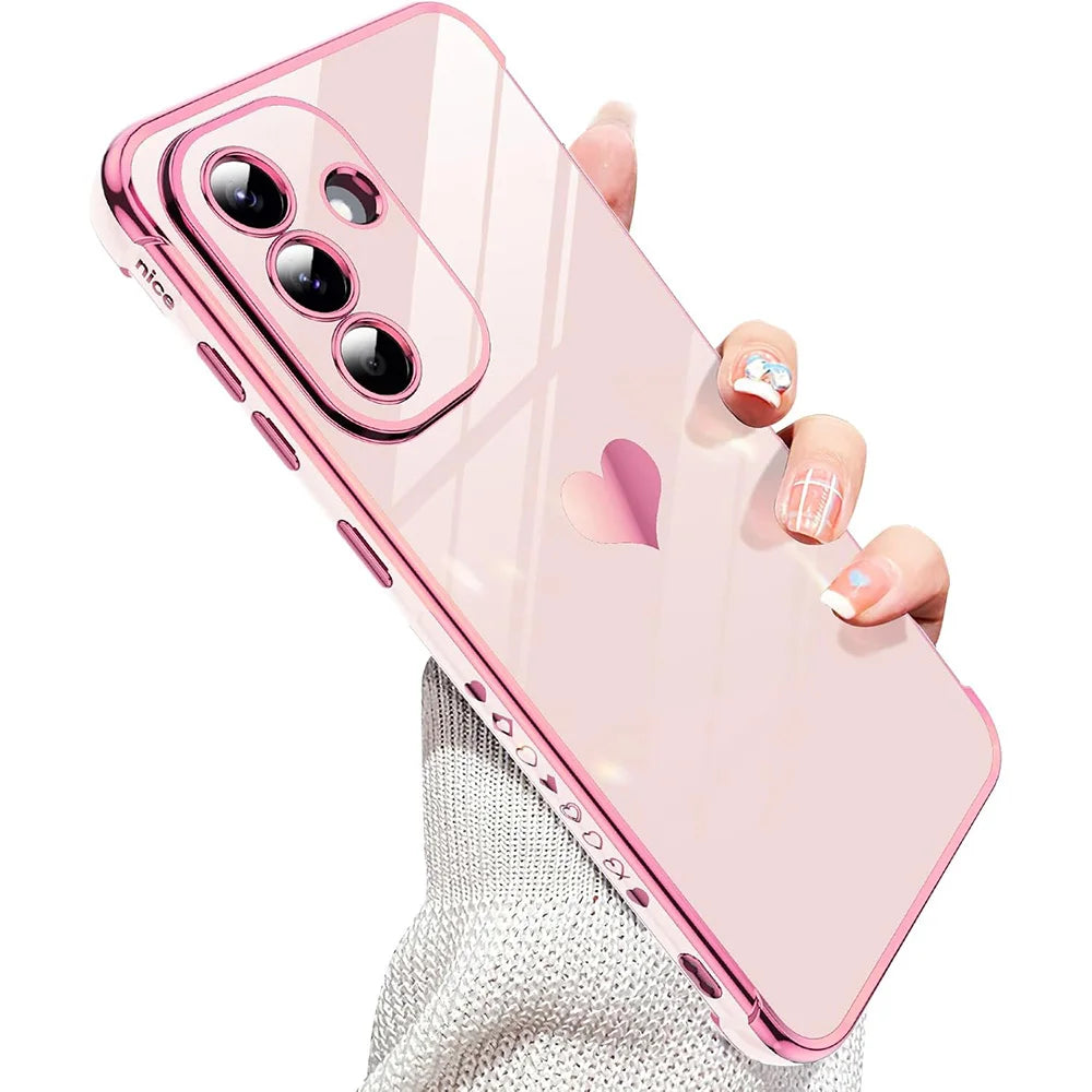 Soft silicone luxury case for Samsung Galaxy smartphone, featuring a smooth, flexible protection with a sleek design.