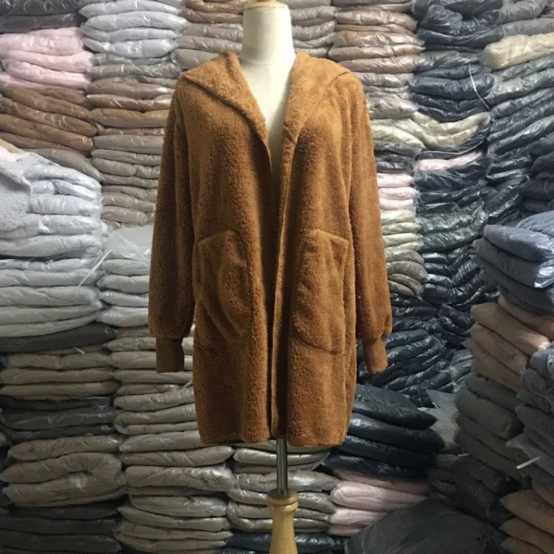 Sudadera de lana de 12 colores, cárdigans largos, Otoño I...