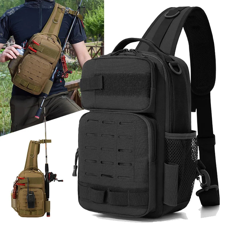 Bolsa Táctica de Pecho para Camping, Mochila de Escalada,...