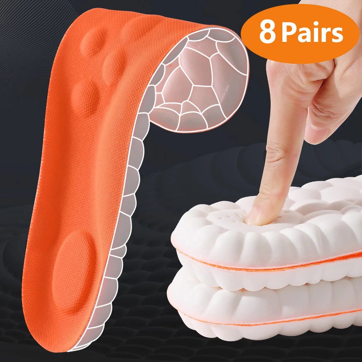Plantillas Deportivas Látex COSYLEE: Suaves, Transpirables, Soporte Arco