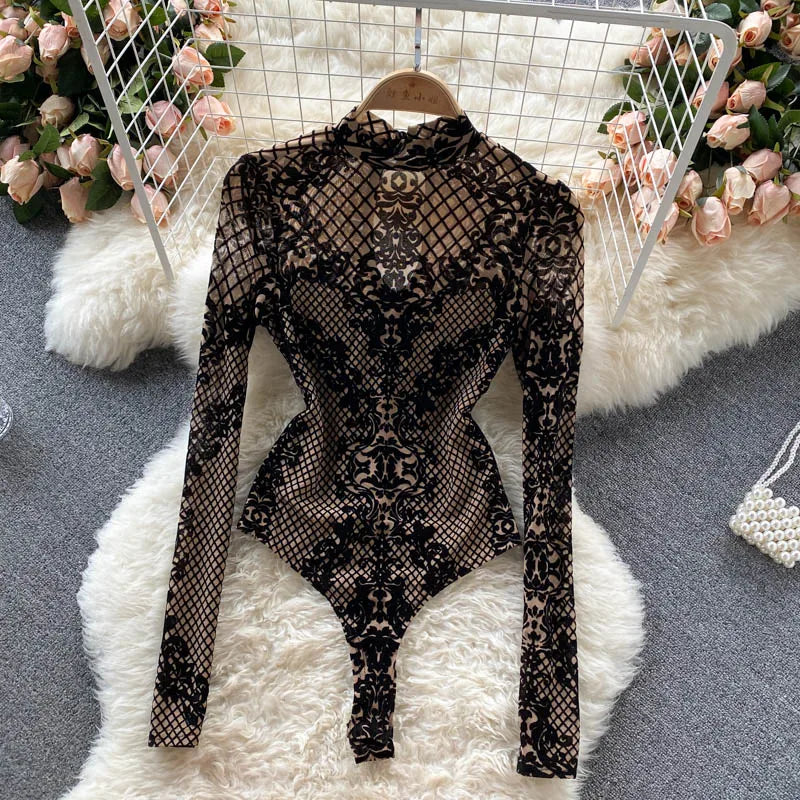 Bodycon para mujer 2026, mono sexy coreano sin espalda de...