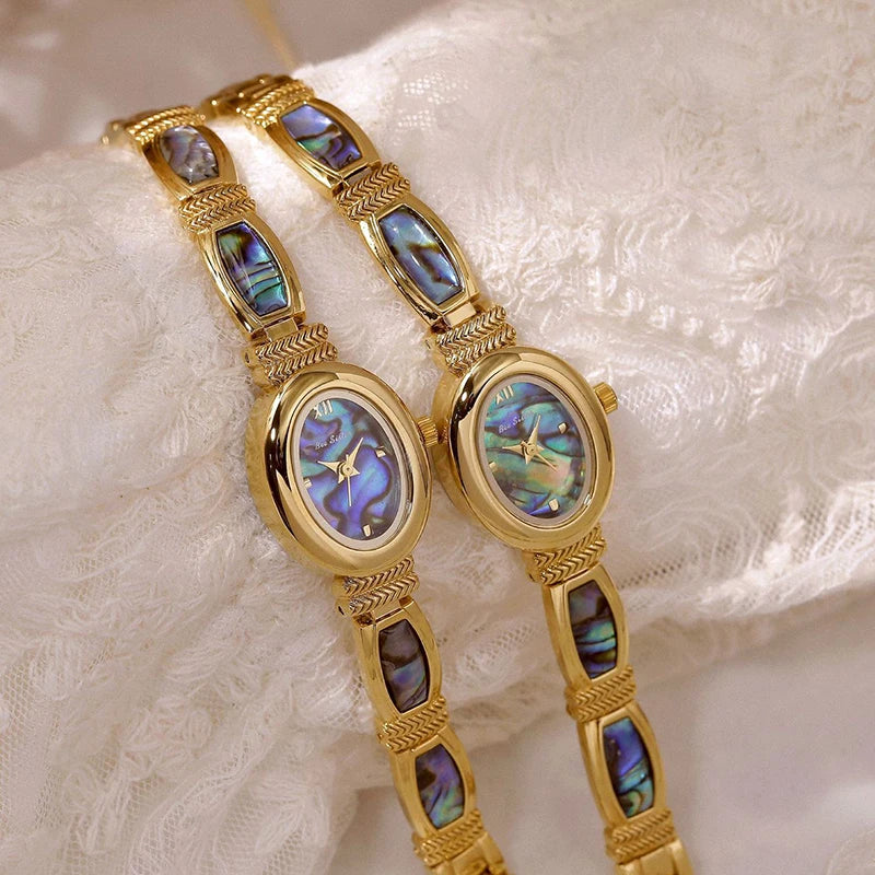 Relojes de pulsera con esfera ovalada para mujer, relojes...