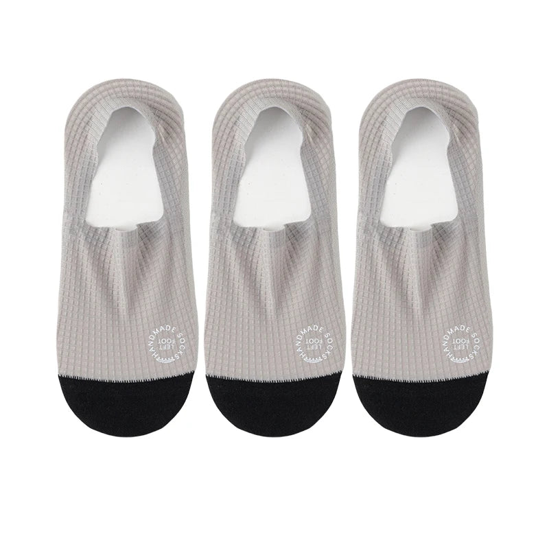 3 pares de calcetines invisibles para hombre, calcetines ...