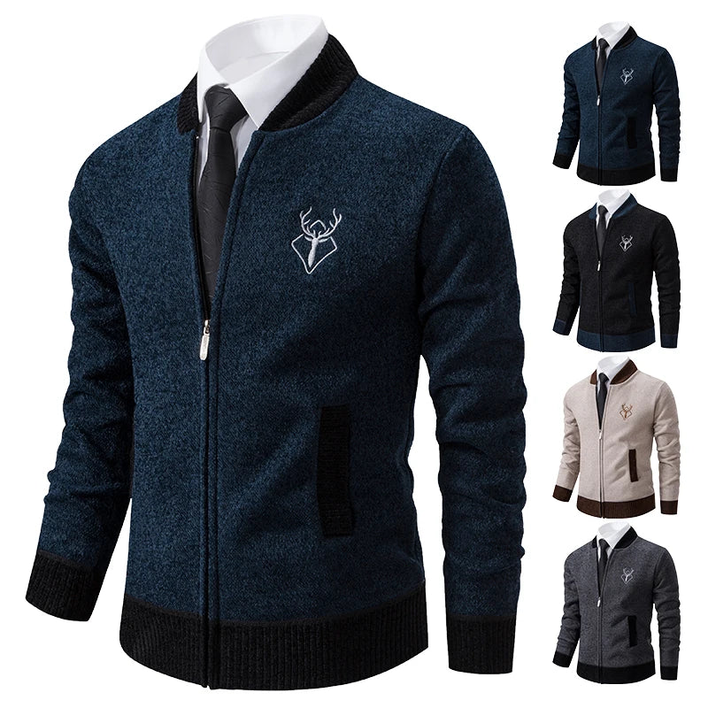 Chaqueta Chenilla Hombre ENWEIGE: Cárdigan Punto Cálido Invierno