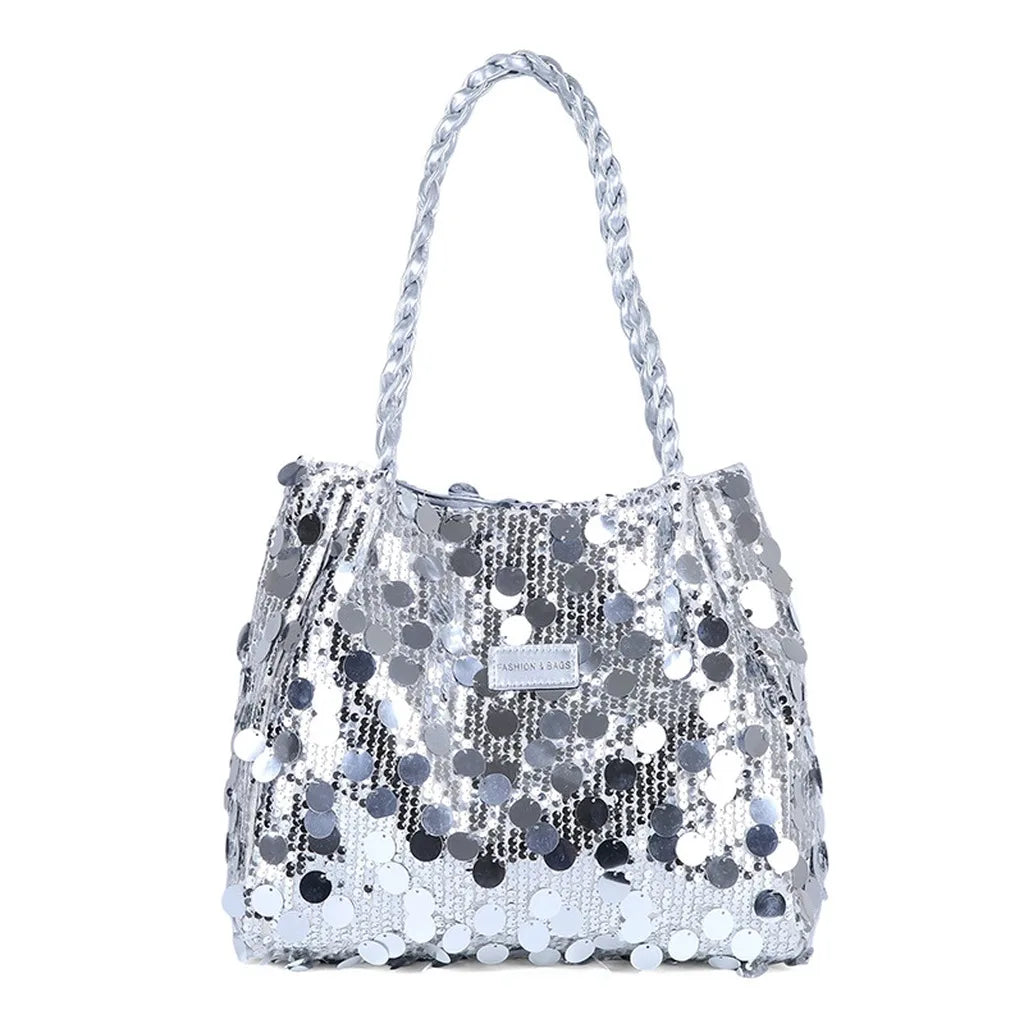 Nuevo Bolso Tote Brillante con Lentejuelas para Mujer, Bo...