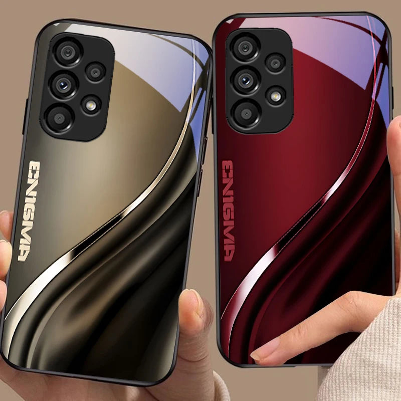 Gray gradient protective case for Samsung S8, S9, S10, S20 Ultra by Corporación Turística, showing the textured surface.