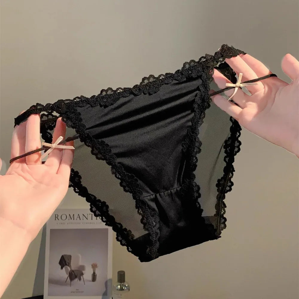 Elegant lace panties from Corporación Turística with a delicate cutout design and soft, fine fabric for a comfortable fit.