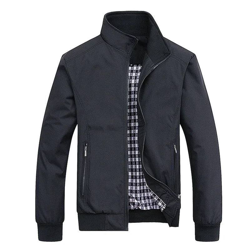 Chaqueta Bomber Hombre Casual VIPOL Delgada Primavera Verano M-6XL